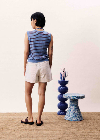 Vest Glacier Bleu-Lavande