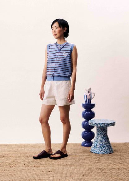 Vest Glacier Bleu-Lavande