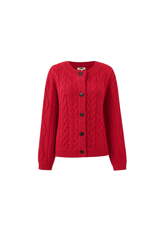 Cardigan Guimauve Rouge