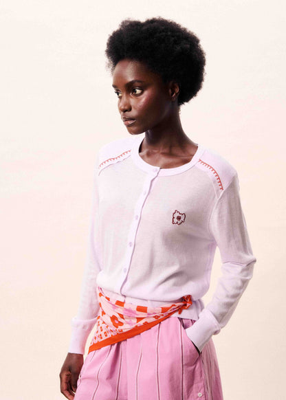 Cardigan Katinka Lilas