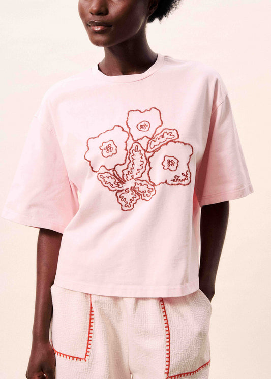 Tshirt Lolite Rose-Pale