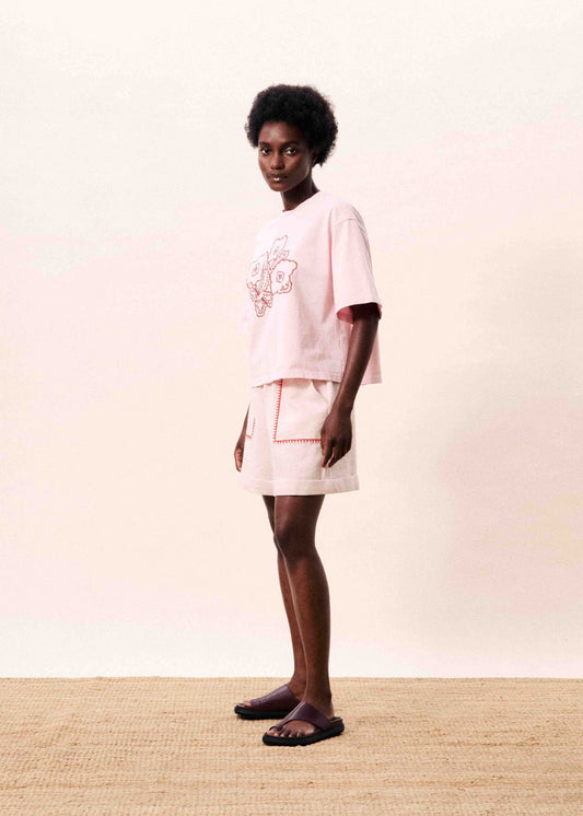 Tshirt Lolite Rose-Pale