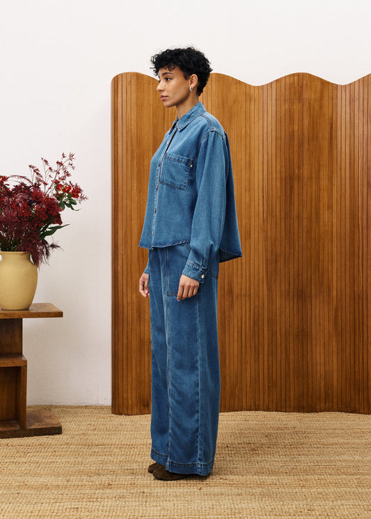 Denim Shirt Chc25685 Melisse Bleu-Jean