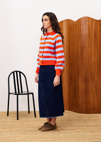 Cardigan Morand Rouge