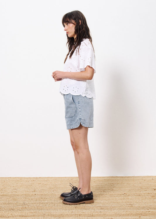 Blouse Inc-25040 Neda Blanc