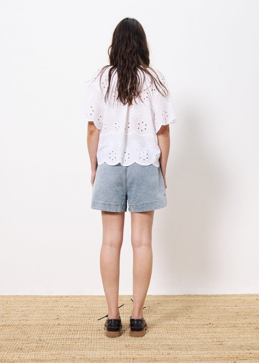 Blouse Inc-25040 Neda Blanc