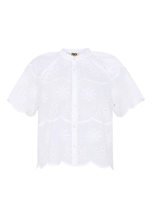 Blouse Inc-25040 Neda Blanc