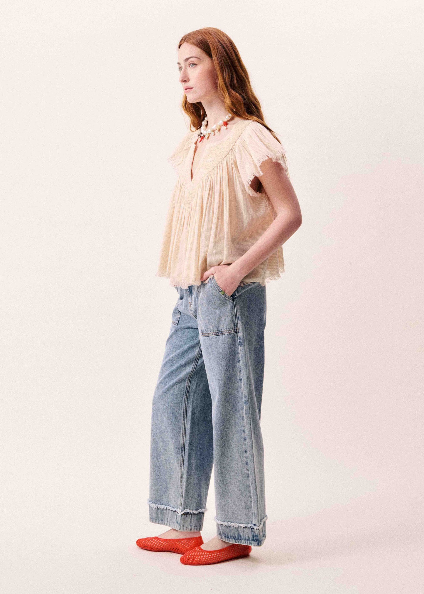 Blouse Novaelle Rouge