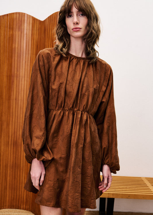 Dress Chc25692 Oeillet Marron-Glace