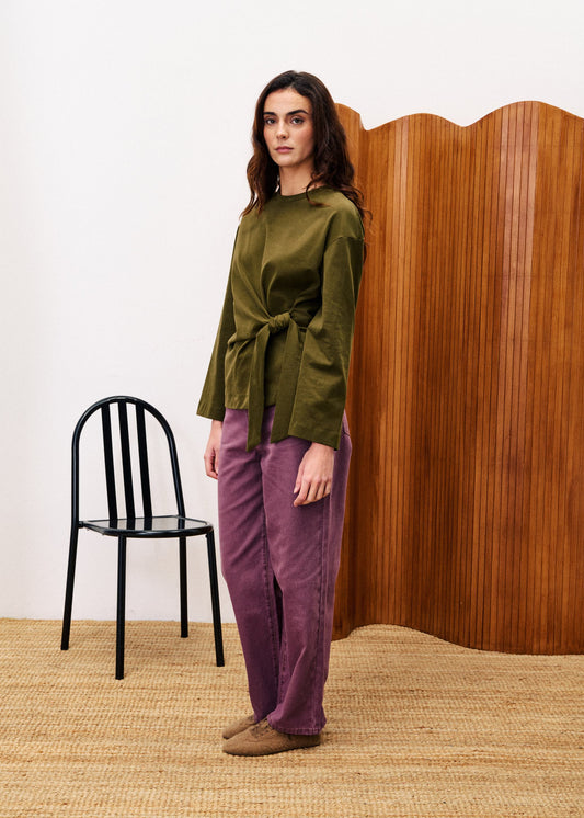 Blouse Chc25669 Orchis Vert-Mousse