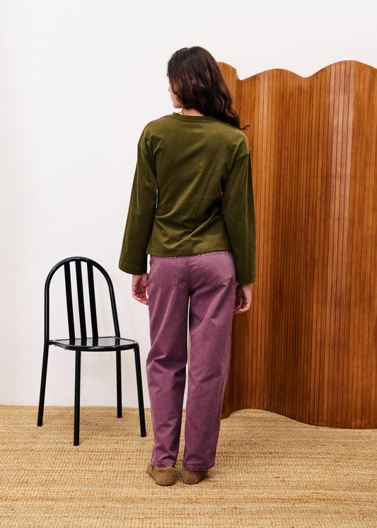 Blouse Chc25669 Orchis Vert-Mousse