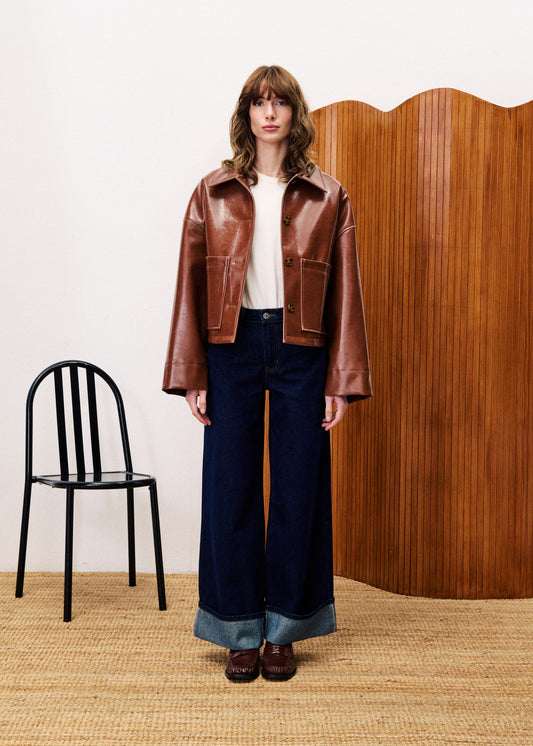 Jacket Prevert Marron-Glace