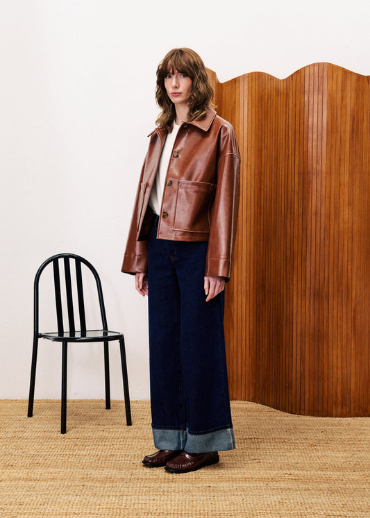 Jacket Prevert Marron-Glace