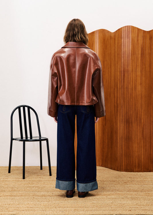 Jacket Prevert Marron-Glace