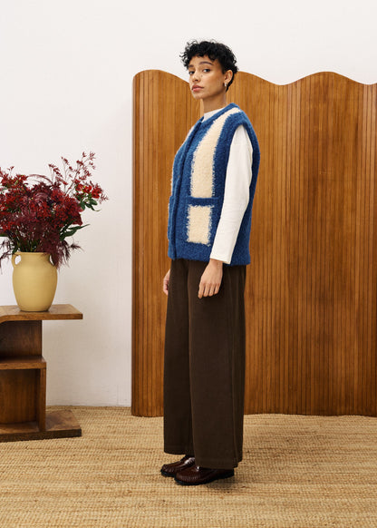 FRNCH | Shiba Sleeveless Vest - Navy