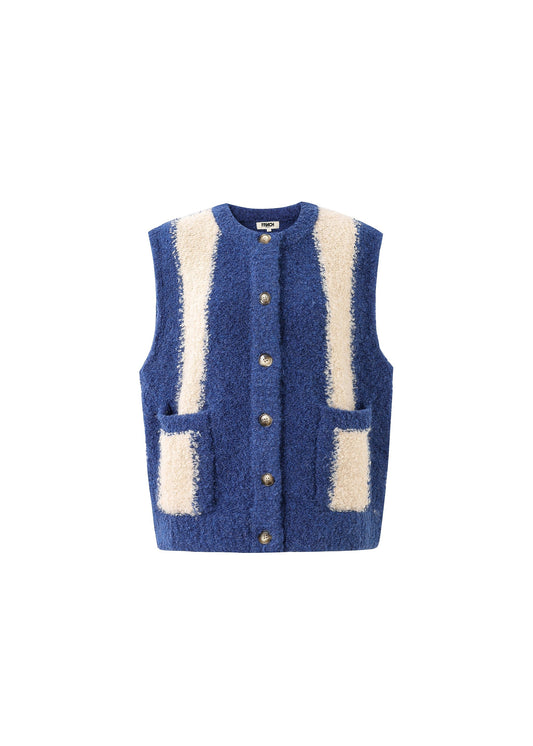 FRNCH | Shiba Sleeveless Vest - Navy