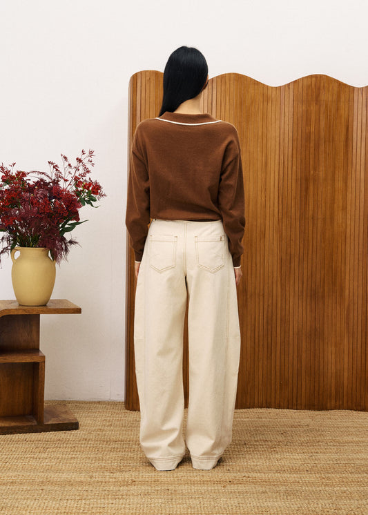 Sweatshirt Chm25803 Triolet Marron-Glace