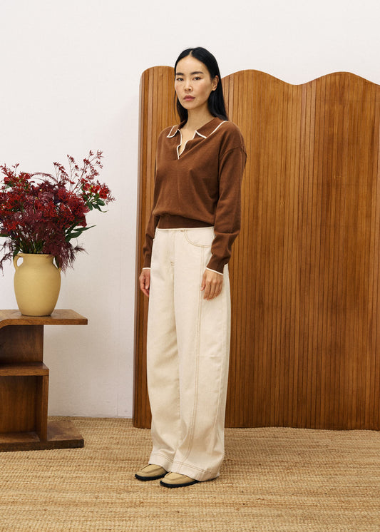 Sweatshirt Chm25803 Triolet Marron-Glace