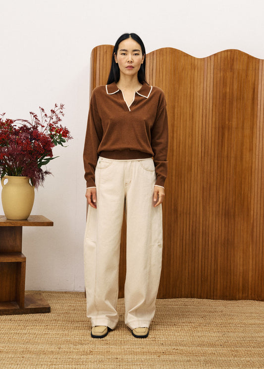 Sweatshirt Chm25803 Triolet Marron-Glace