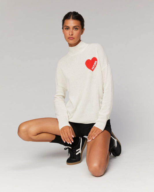 Pullover Light Hea 2301wpm00746 9000-Ecru