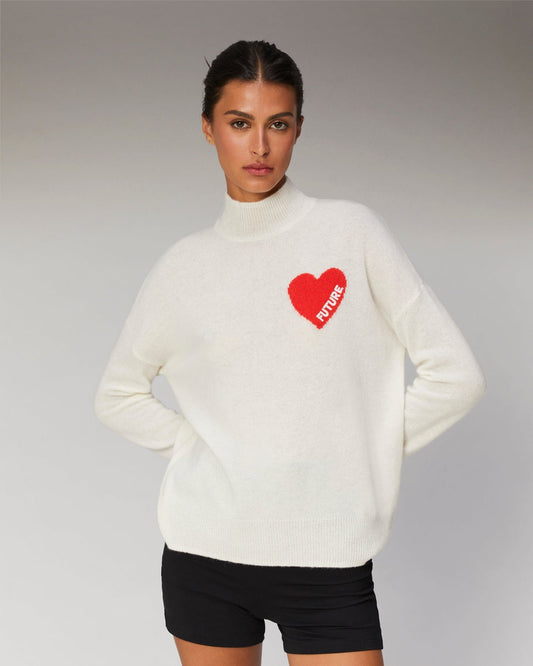 Pullover Light Hea 2301wpm00746 9000-Ecru