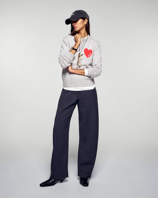 Pullover 2301wpr01195 Gris-Chine-Clair