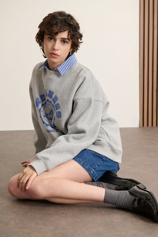 Sweatshirt Berlin 2090 Gris