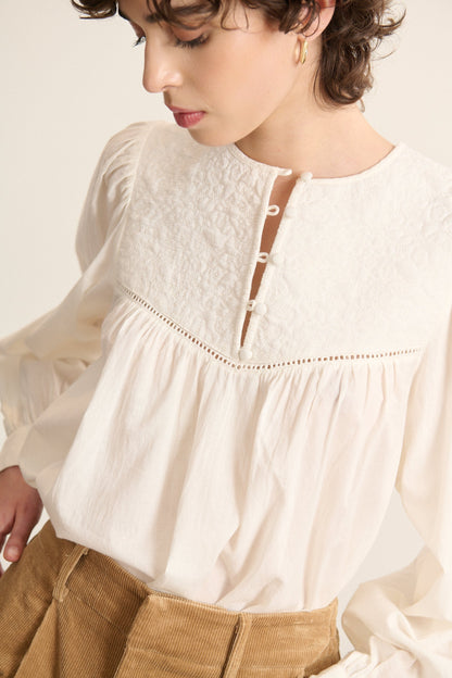 Blouse Berry 2055 Blanc