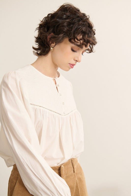 Blouse Berry 2055 Blanc