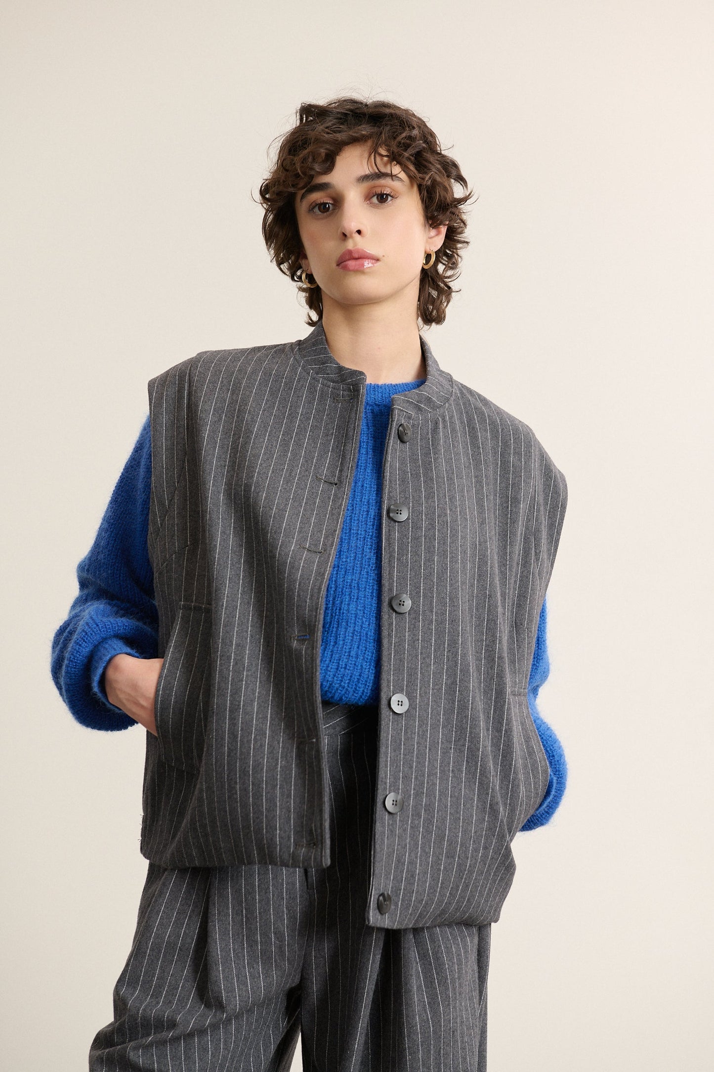 Gilet Bresil 2016 Gris