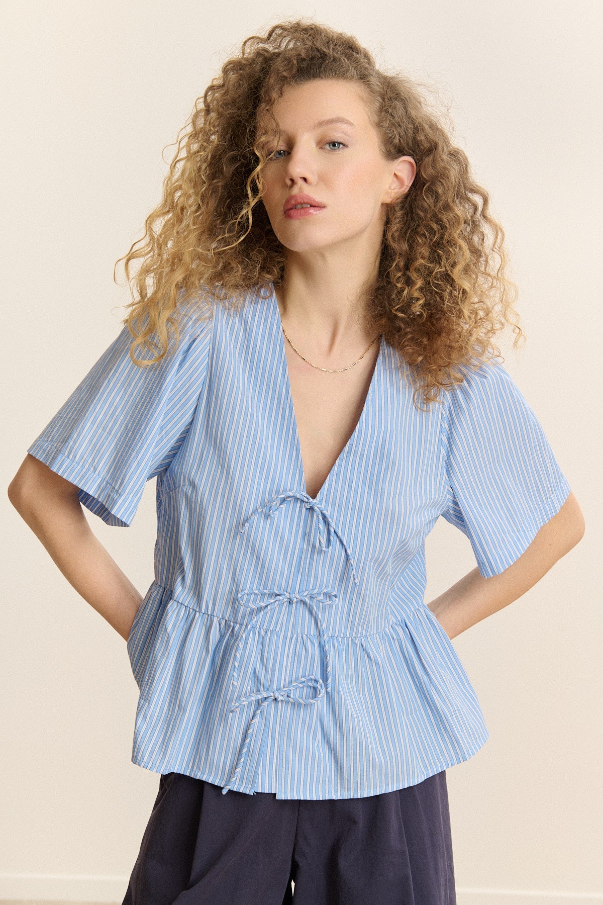Blouse Cecilia 2178 Bleu