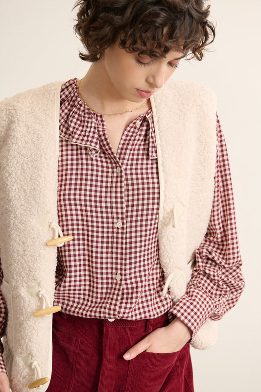 Gilet Polette 2008 Ecru