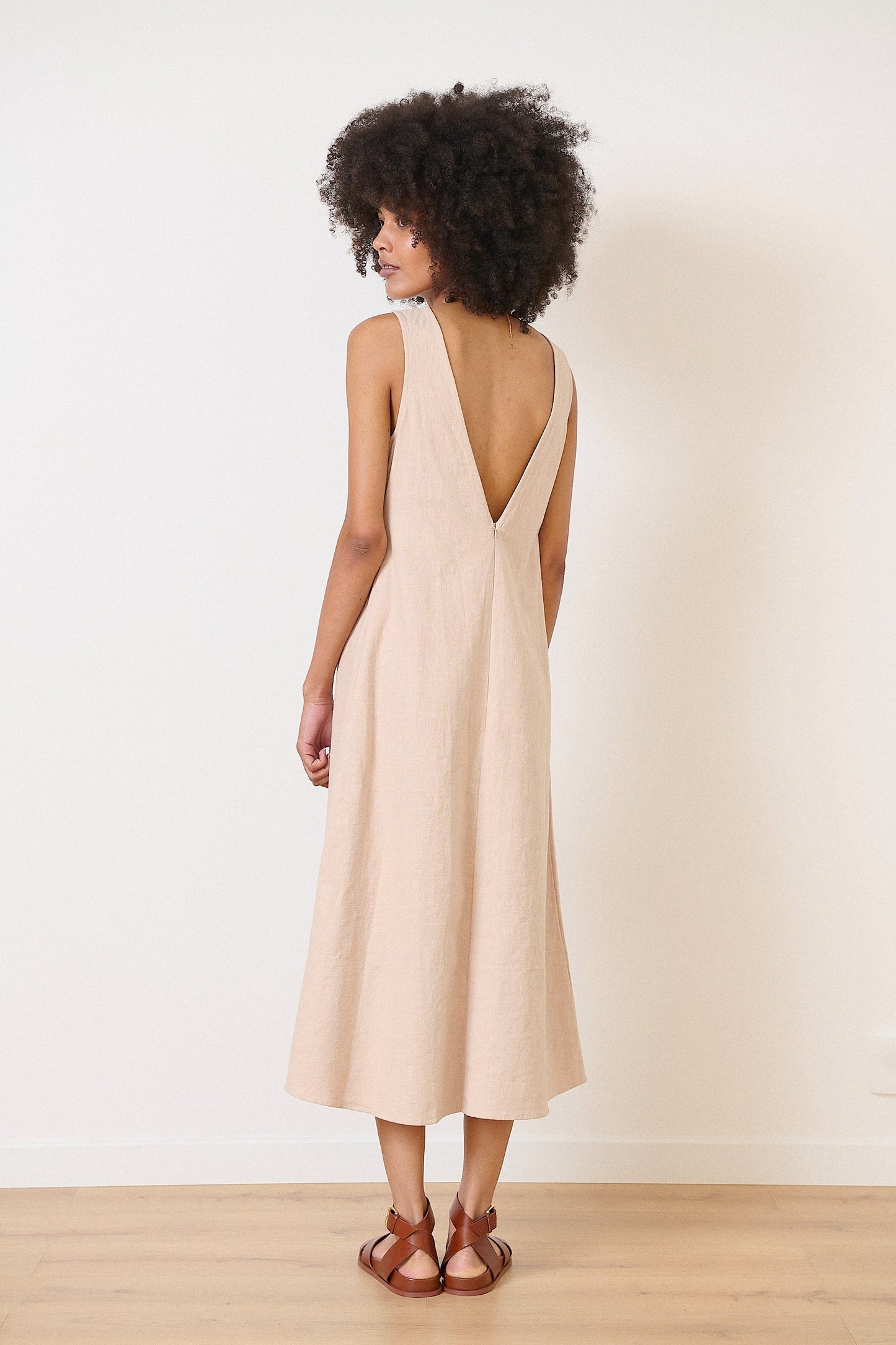 Dress Vaiana 0856 Robe Vaiana Beige