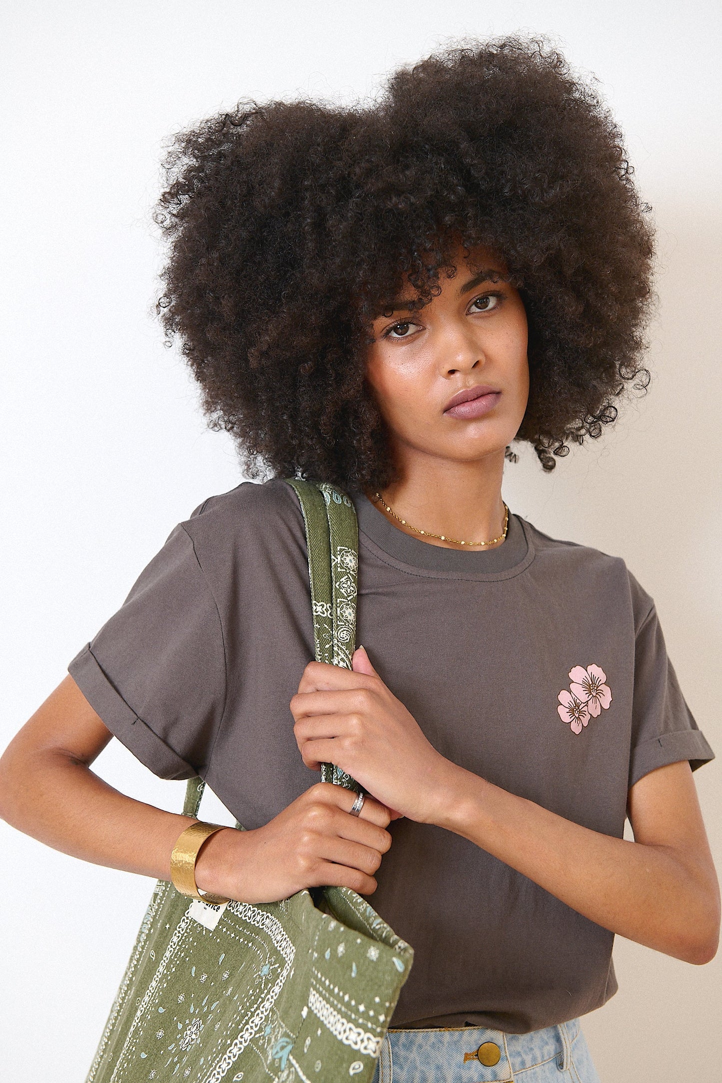 0921 Tshirt Violette Anthracite