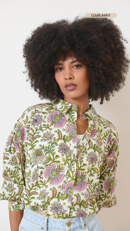 Shirt Velvet 0906 Kaki