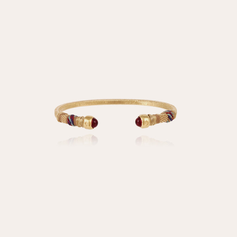 Gas Bijoux | Bsari Bis Bracelet - Gilded Chain & Thread Metal