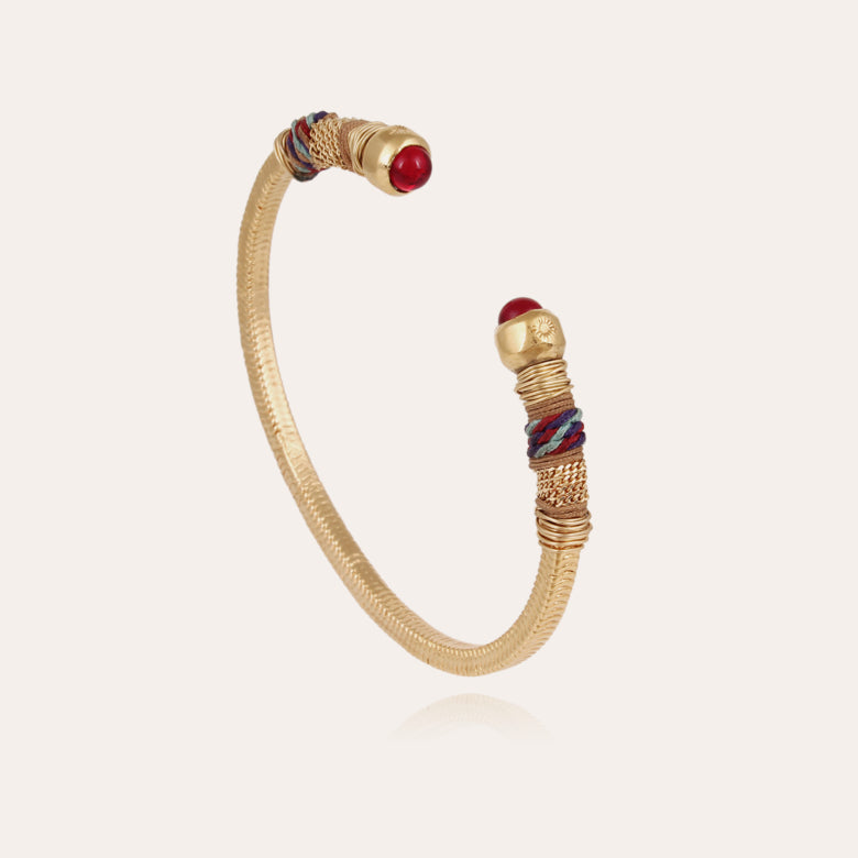 Gas Bijoux | Bsari Bis Bracelet - Gilded Chain & Thread Metal