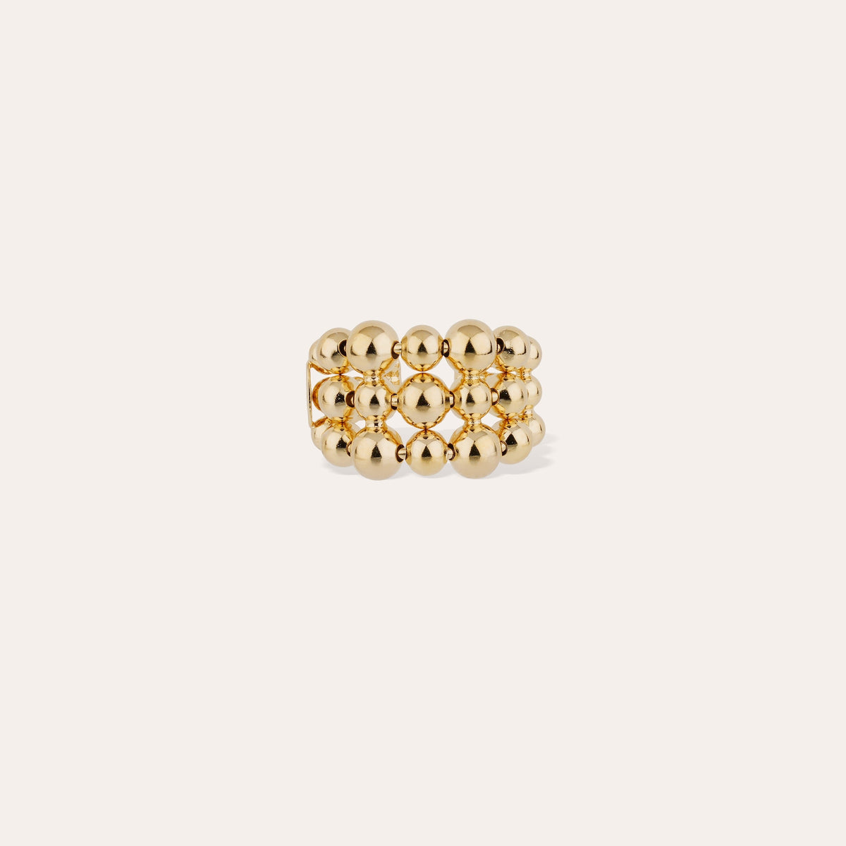 Gas Bijoux | Gmultiperla Ring - Gold-Plated Pearl Cluster Gold