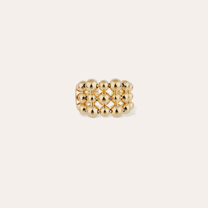 Gas Bijoux | Gmultiperla Ring - Gold-Plated Pearl Cluster Gold