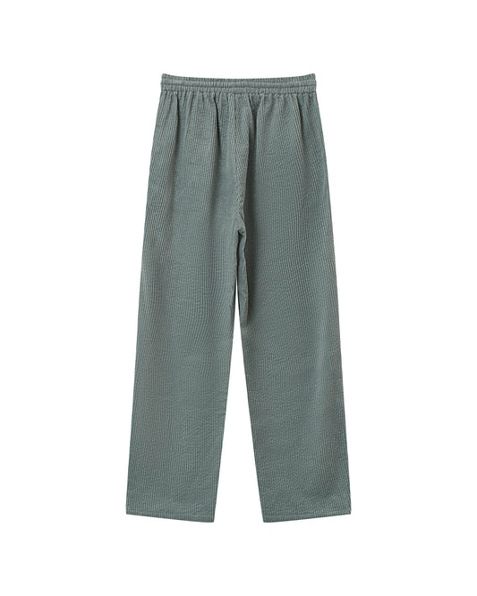 Grace & Mila | Liberty Corduroy Pant - Sage Drawstring Chino