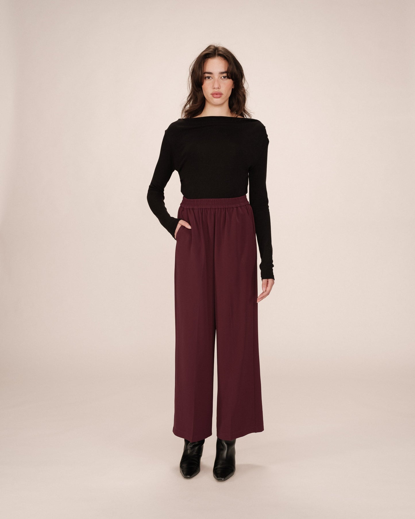 Pants Fw2513006 Noblesse Bordeaux