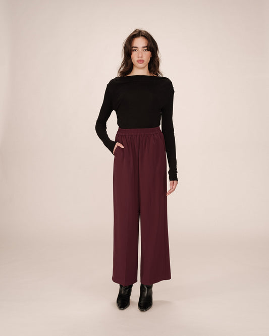 Pants Fw2513006 Noblesse Bordeaux