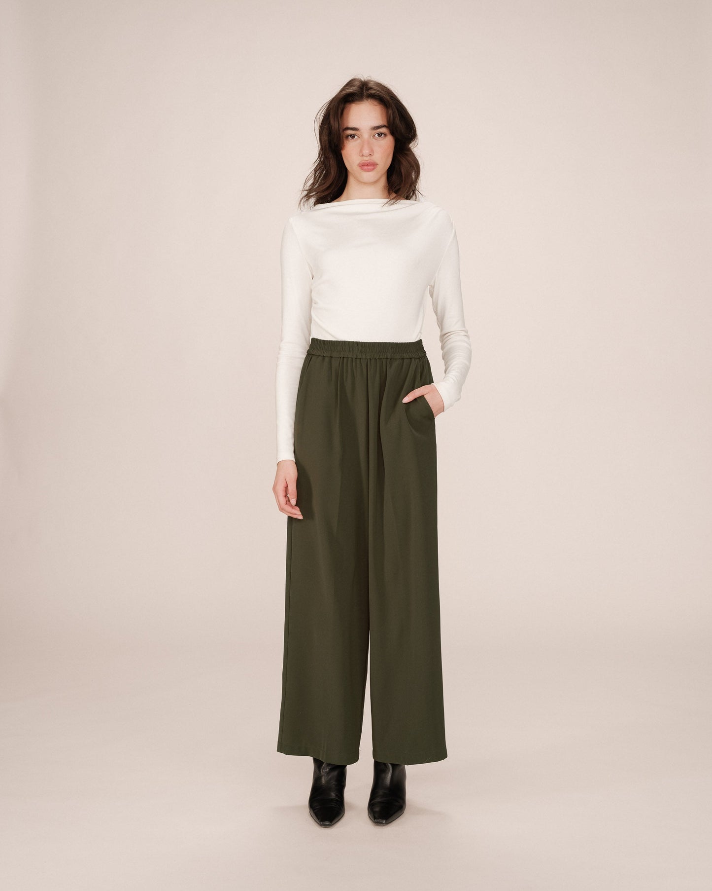 Pants Fw2513006 Noblesse Vert-Foret
