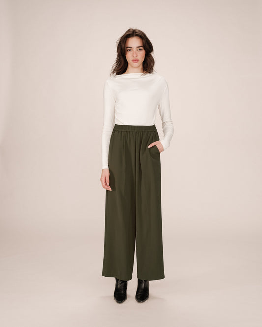 Pants Fw2513006 Noblesse Vert-Foret