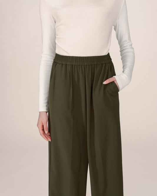 Pants Fw2513006 Noblesse Vert-Foret