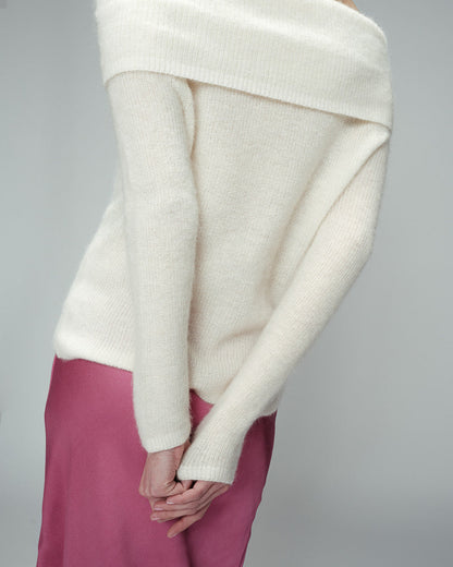 Pullover Oranger Ecru