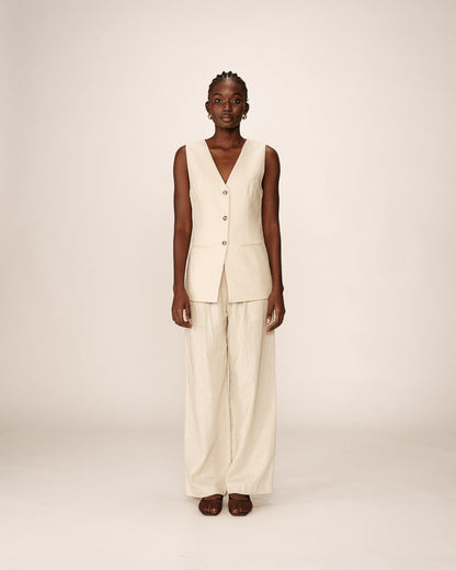 Gilet Paz Beige