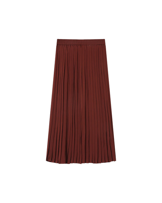 Skirt Fw2513024 Plisse Chocolat