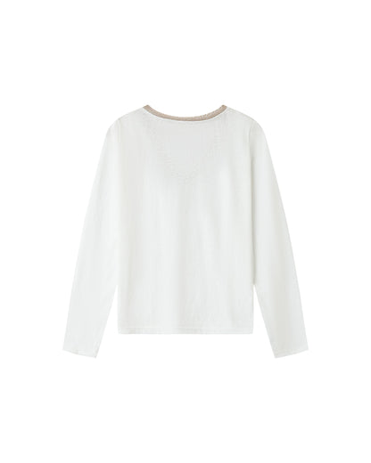 Tshirt Fw2517079 Selton Ivoire