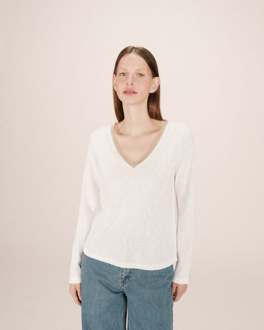 Tshirt Fw2517079 Selton Ivoire